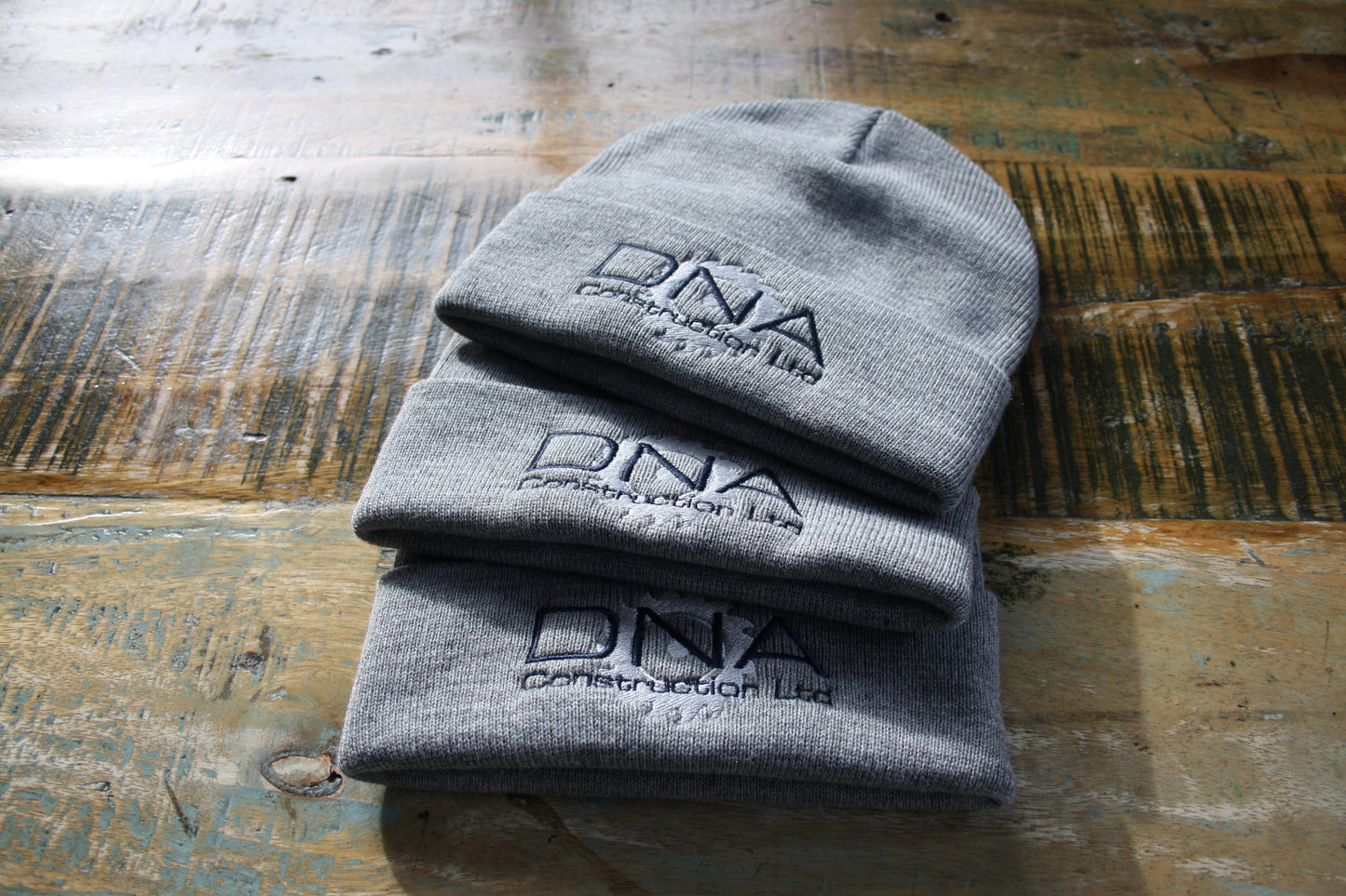 Cuff Beanie with Embroidery