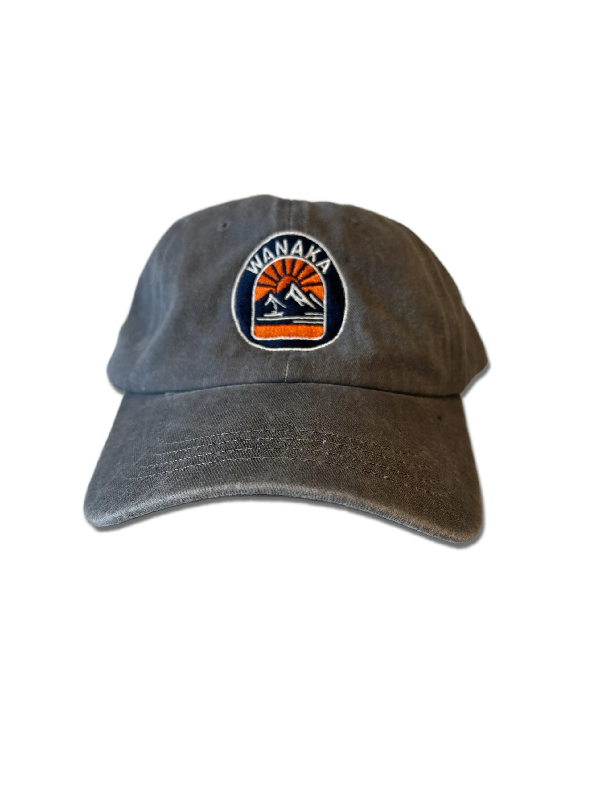 Retro Cap Grey Wanaka Badge Wanaka Threads